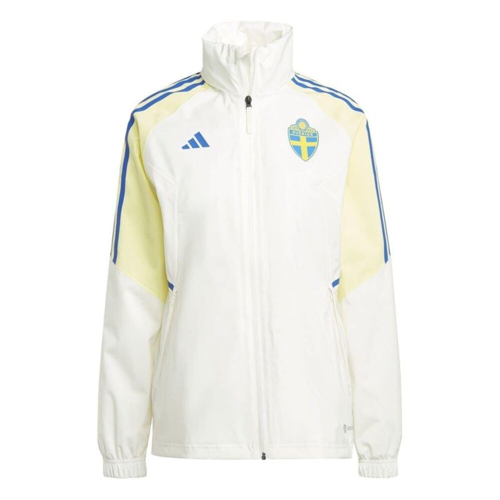 Adidas Womens/Ladies Sweden FA Anthem Jacket / Off White
